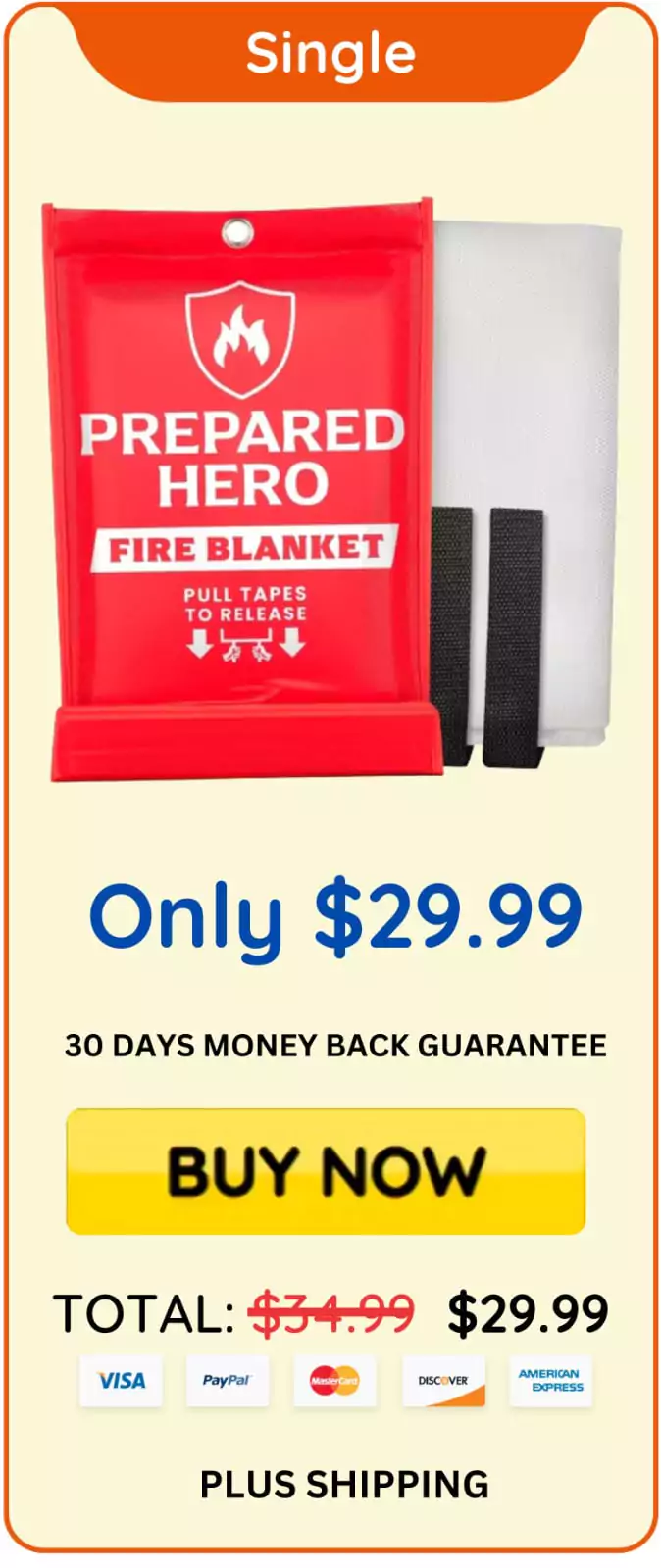 buy Prepared Hero Fire Blanket